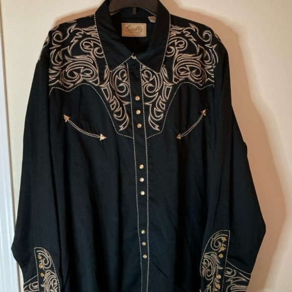 EUC VINTAGE SCULLY WESTERN SHIRT SZ SML - Picture 6 of 6